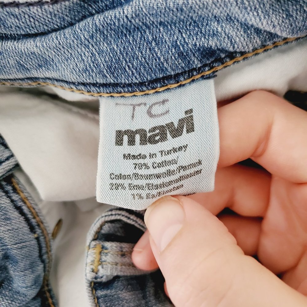 Mavi Denim Shorts Tiara Mid Rise Light Wash 29 - Picture 7 of 10